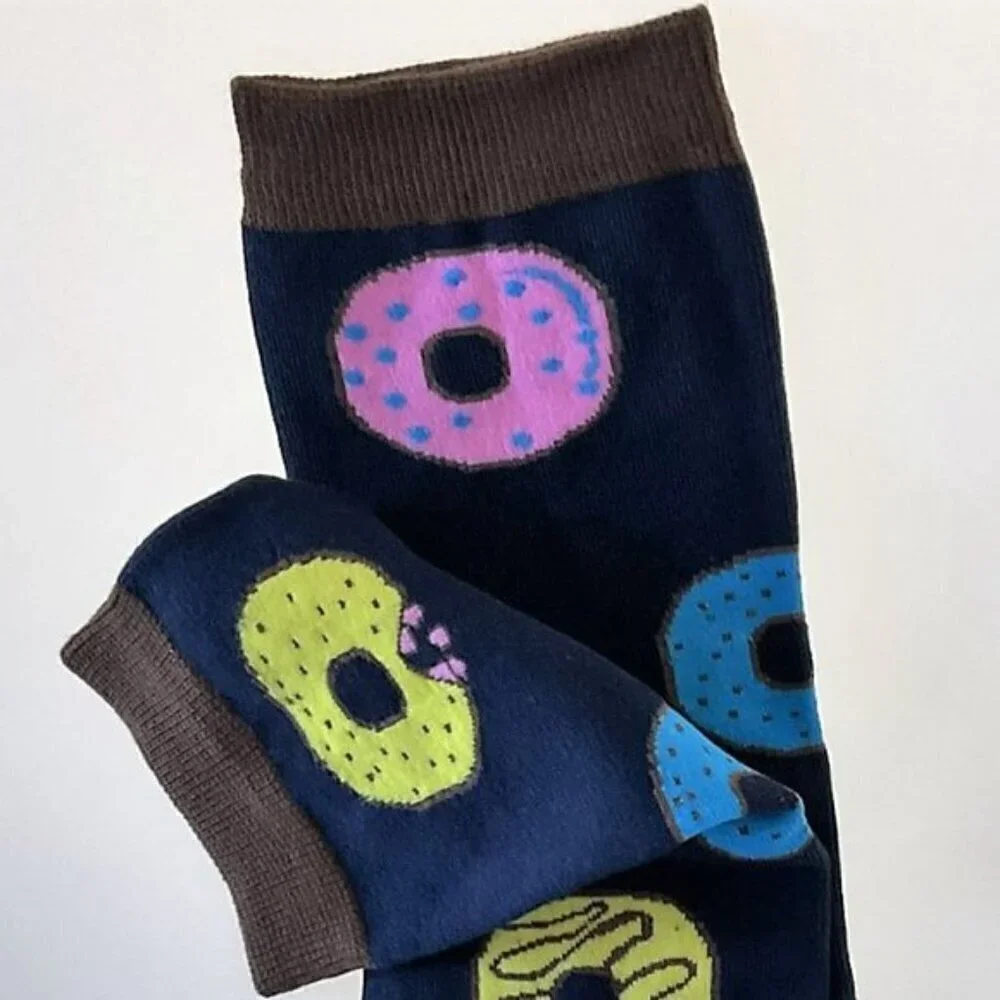 DONUT NOVELTY FUN SOCKS